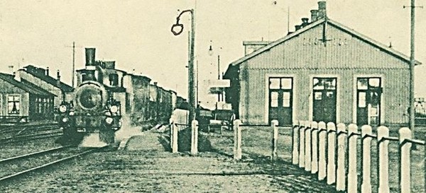 Vamdrup station ca. 1925.